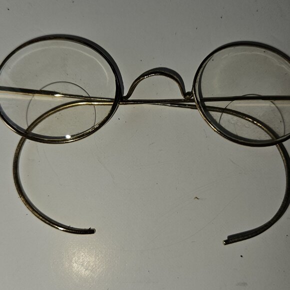 Vintage ArtCraft Round Eyeglasses – 1/10 12K Gold-Filled - bifocals - Picture 8 of 16